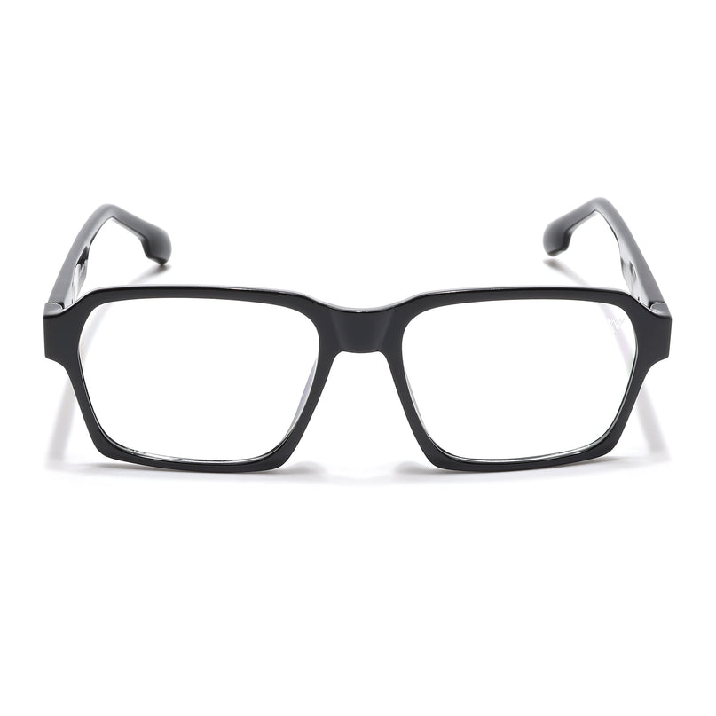 Voyage Visionary Select Shine Black Square Eyeglasses for Men & Women - SLMG6469-C2