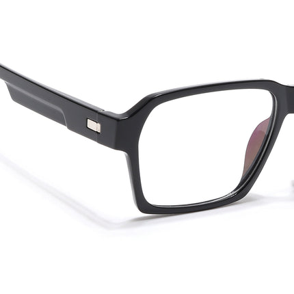 Voyage Visionary Select Shine Black Square Eyeglasses for Men & Women - SLMG6469-C2