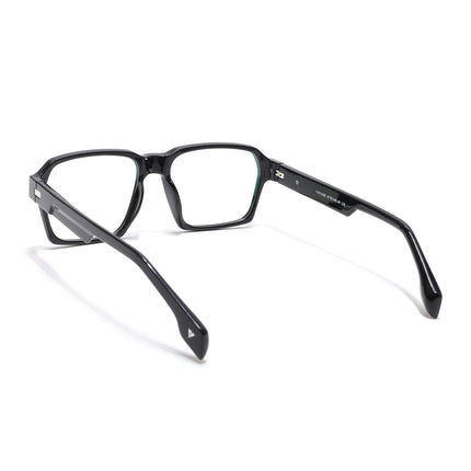 Voyage Visionary Select Shine Black Square Eyeglasses for Men & Women - SLMG6469-C2