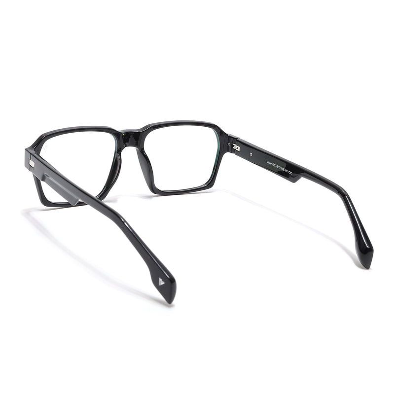 Voyage Visionary Select Shine Black Square Eyeglasses for Men & Women - SLMG6469-C2