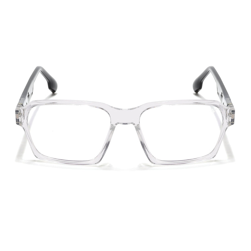 Voyage Visionary Select Transparent Square Eyeglasses for Men & Women - SLMG6470-C3