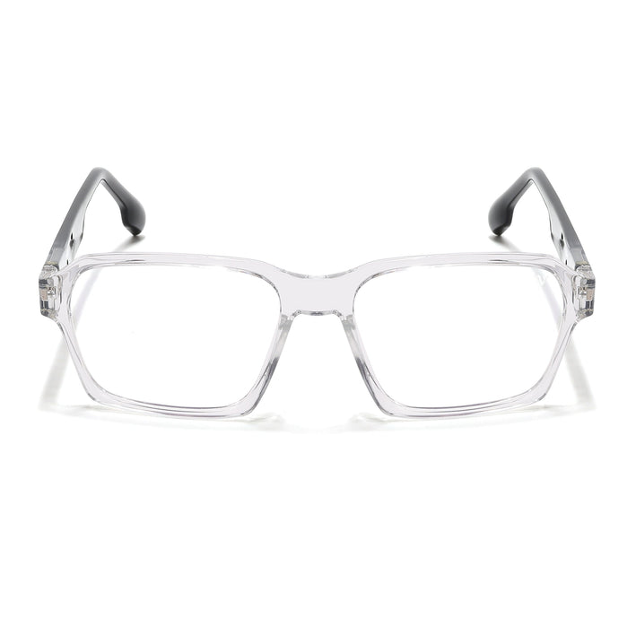 Voyage Visionary Select Transparent Square Eyeglasses for Men & Women - SLMG6470-C3