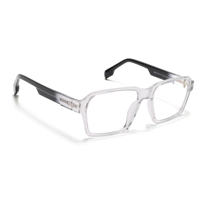 Voyage Visionary Select Transparent Square Eyeglasses for Men & Women - SLMG6470-C3