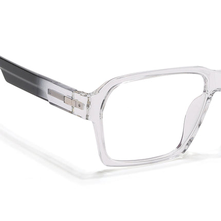 Voyage Visionary Select Transparent Square Eyeglasses for Men & Women - SLMG6470-C3