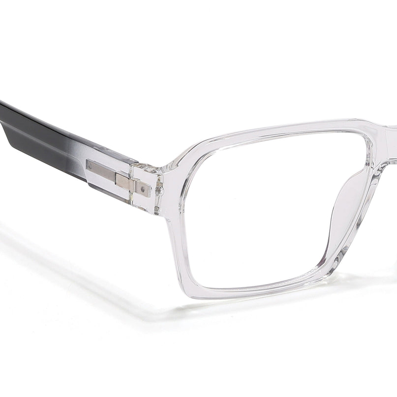 Voyage Visionary Select Transparent Square Eyeglasses for Men & Women - SLMG6470-C3
