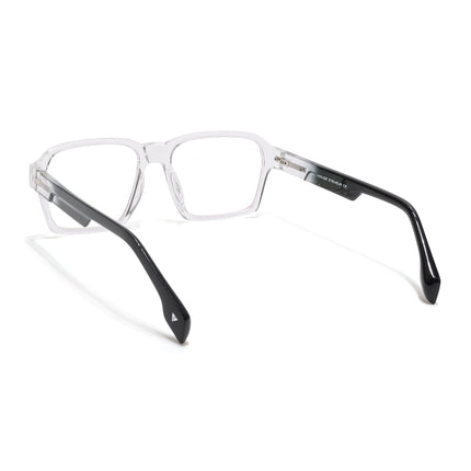 Voyage Visionary Select Transparent Square Eyeglasses for Men & Women - SLMG6470-C3