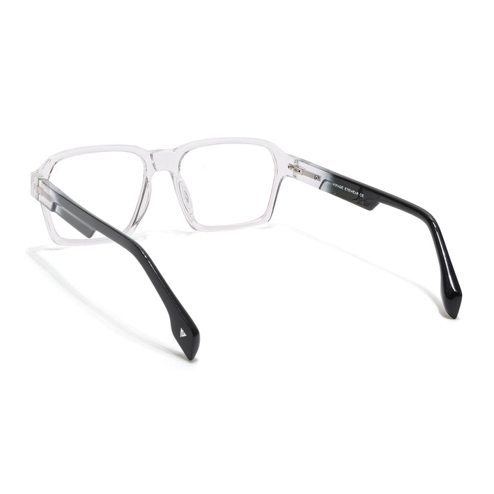 Voyage Visionary Select Transparent Square Eyeglasses for Men & Women - SLMG6470-C3