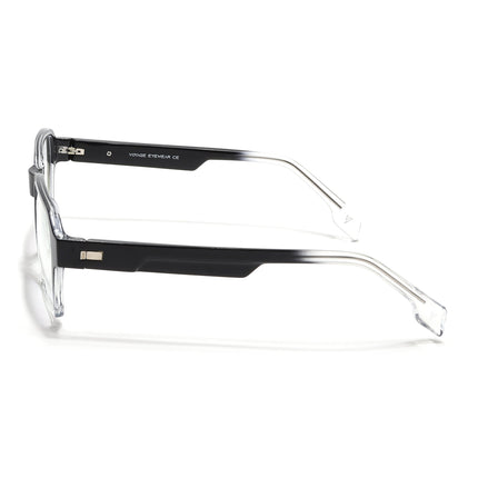 Voyage Visionary Select Black & Transparent Square Eyeglasses for Men & Women - SLMG6471-C4