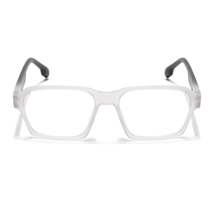 Voyage Visionary Select Matt Transparent Square Eyeglasses for Men & Women - SLMG6472-C5