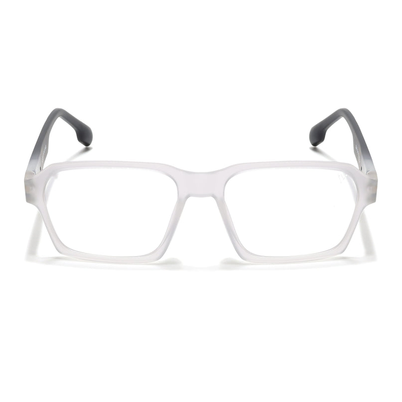 Voyage Visionary Select Matt Transparent Square Eyeglasses for Men & Women - SLMG6472-C5