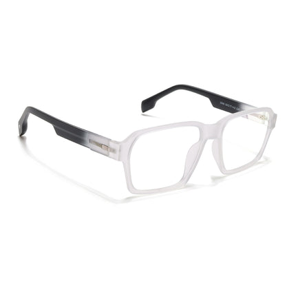 Voyage Visionary Select Matt Transparent Square Eyeglasses for Men & Women - SLMG6472-C5