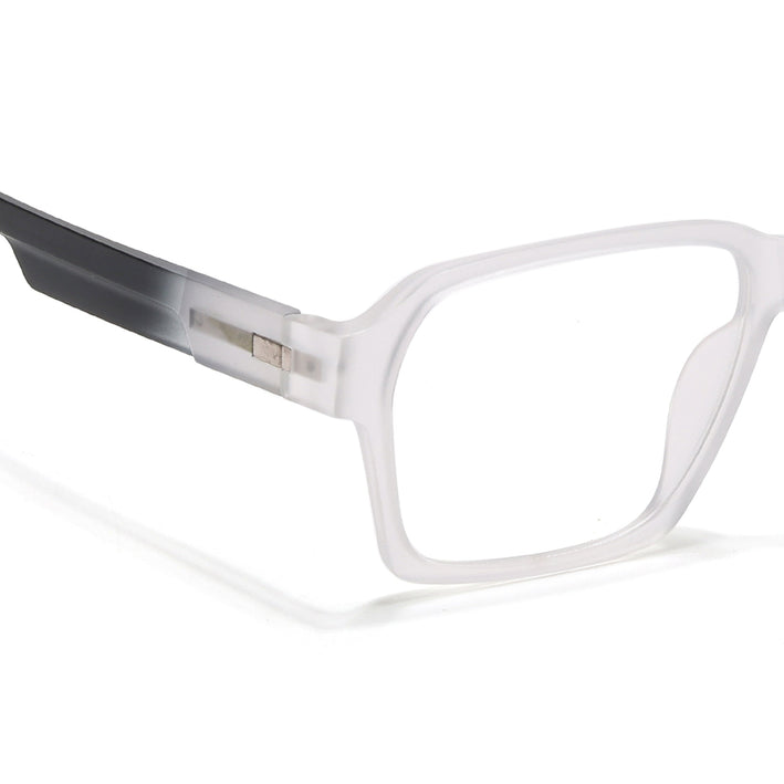 Voyage Visionary Select Matt Transparent Square Eyeglasses for Men & Women - SLMG6472-C5