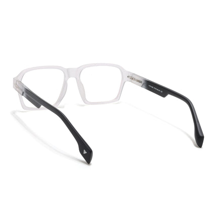 Voyage Visionary Select Matt Transparent Square Eyeglasses for Men & Women - SLMG6472-C5