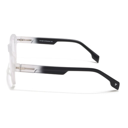 Voyage Visionary Select Matt Transparent Square Eyeglasses for Men & Women - SLMG6472-C5
