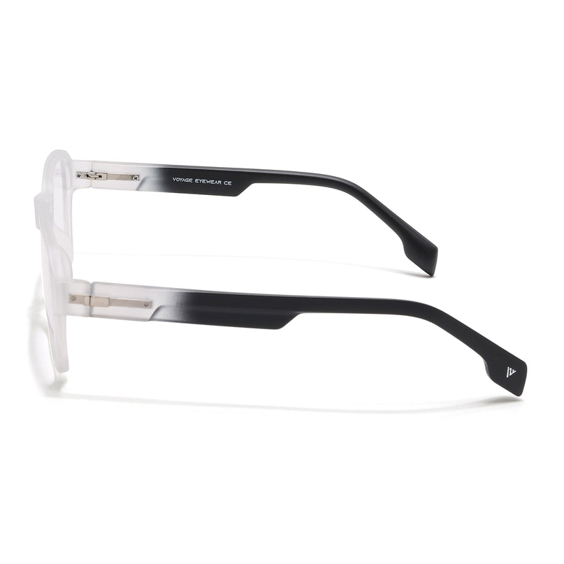 Voyage Visionary Select Matt Transparent Square Eyeglasses for Men & Women - SLMG6472-C5