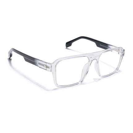 Voyage Visionary Transparent Square Eyeglasses for Men & Women - SLMG6404-C2