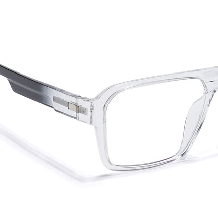Voyage Visionary Transparent Square Eyeglasses for Men & Women - SLMG6404-C2