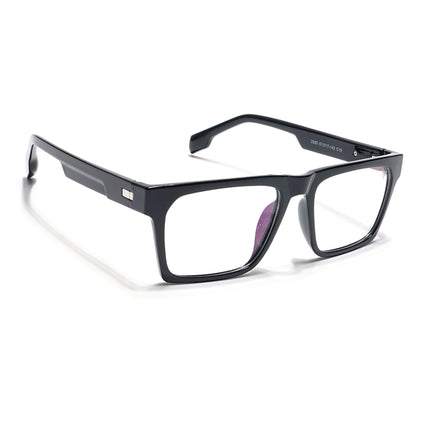 Voyage Visionary Shine Black Square Eyeglasses for Men & Women - SLMG6406-C1