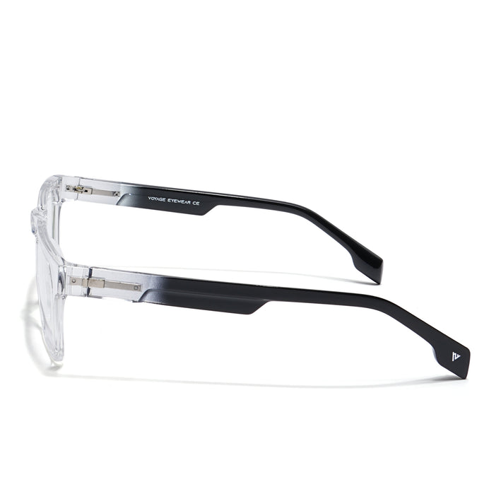 Voyage Visionary Transparent Square Eyeglasses for Men & Women - SLMG6407-C2