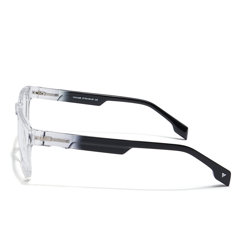 Voyage Visionary Transparent Square Eyeglasses for Men & Women - SLMG6407-C2