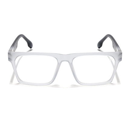 Voyage Visionary Matt Transparent Square Eyeglasses for Men & Women - SLMG6408-C3