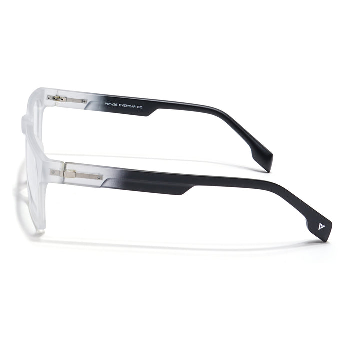 Voyage Visionary Matt Transparent Square Eyeglasses for Men & Women - SLMG6408-C3