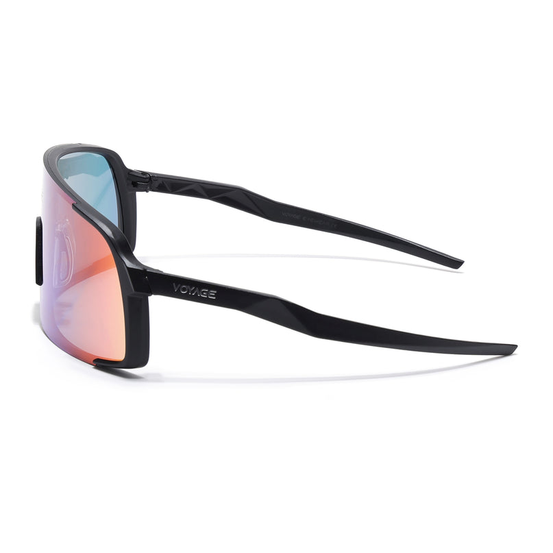 Drift Sunglasses (Multicolor Lens | Black Frame - MG5631)