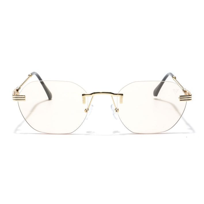 Voyage Nude Rimless Sunglasses - MG3604