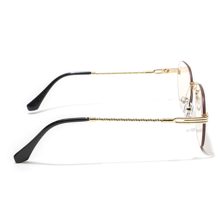 Voyage Nude Rimless Sunglasses - MG3604