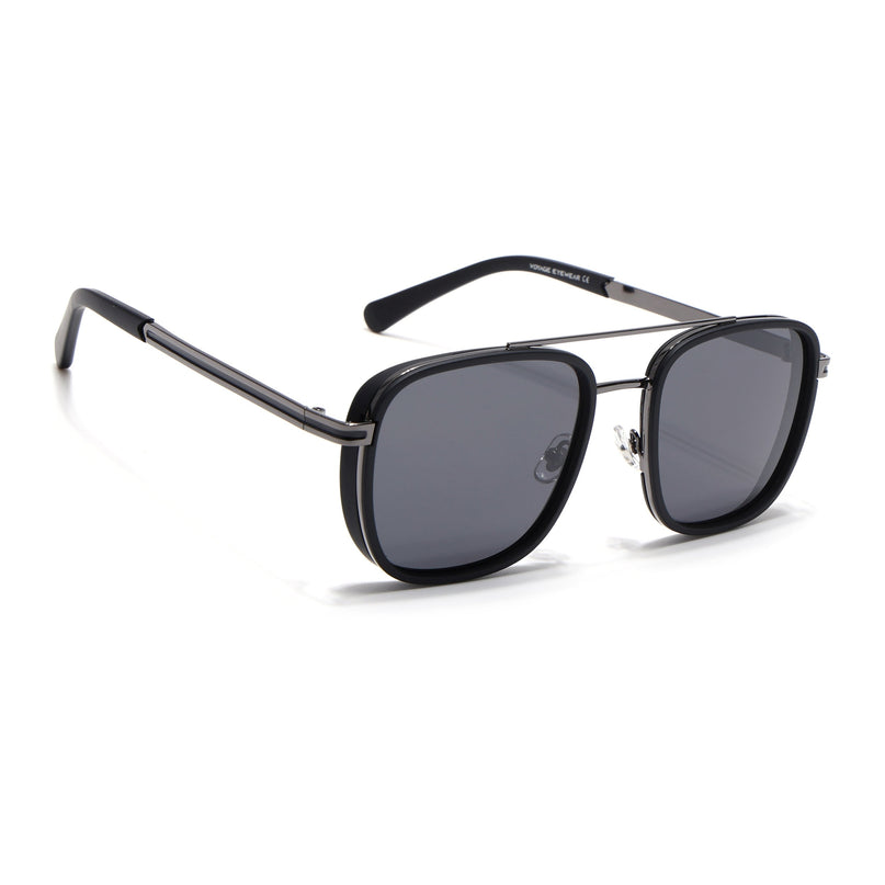 Black Wayfarer Polarized Sunglasses - PMG4650