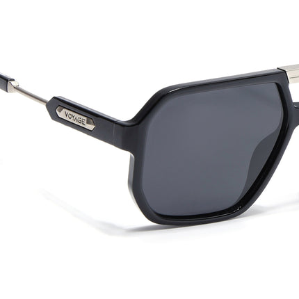 Thunder | Silver Wayfarer Polarized Sunglasses | PMG6689