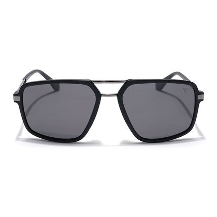 Voyage Select Wayfarer Polarized Sunglasses (Black Lens | Matt Black Frame - SLPMG6210)