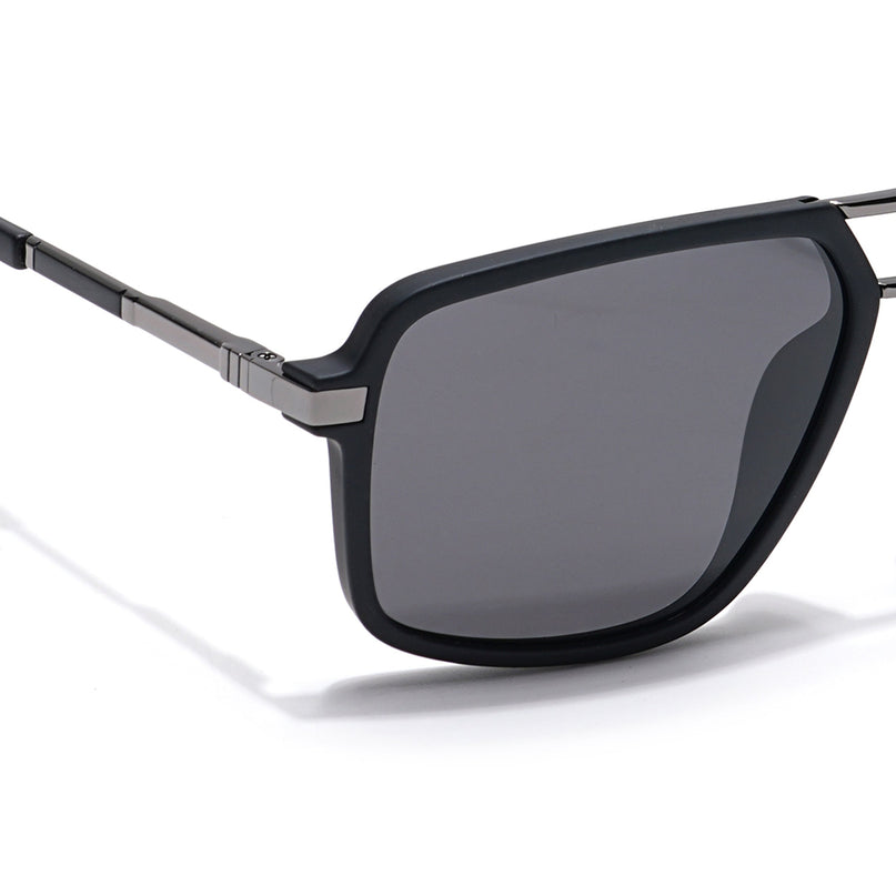 Voyage Select Wayfarer Polarized Sunglasses (Black Lens | Matt Black Frame - SLPMG6210)