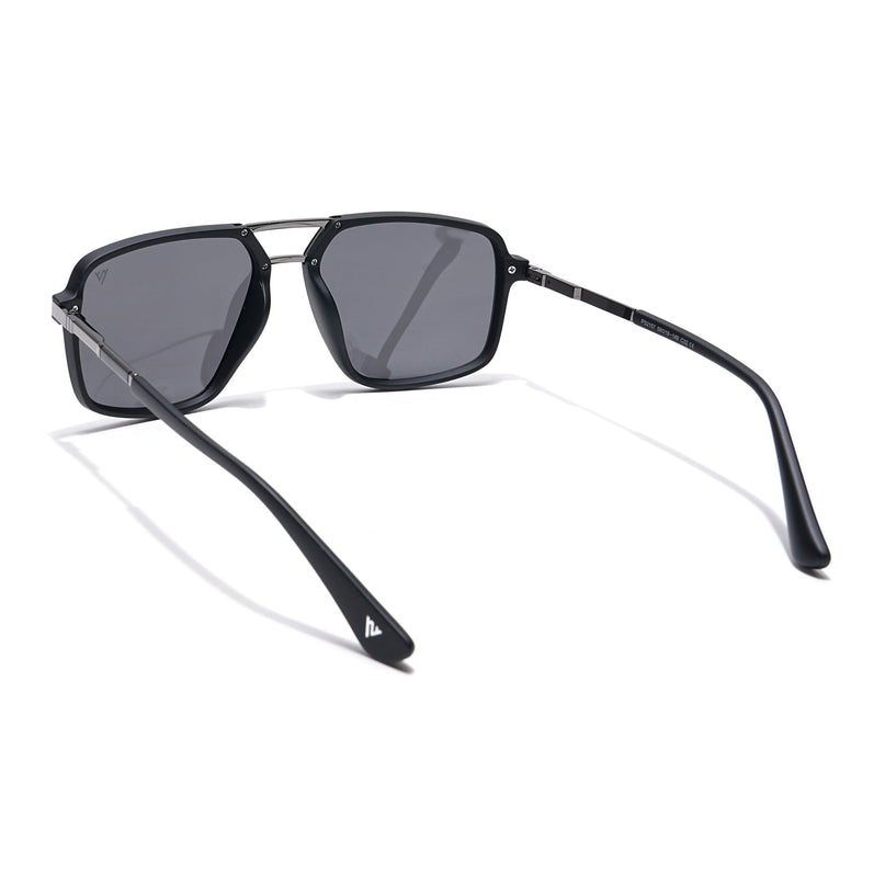 Voyage Select Wayfarer Polarized Sunglasses (Black Lens | Matt Black Frame - SLPMG6210)