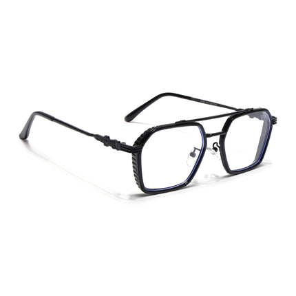 Voyage Black Wayfarer Eyeglasses for Men & Women - MG5260-C1