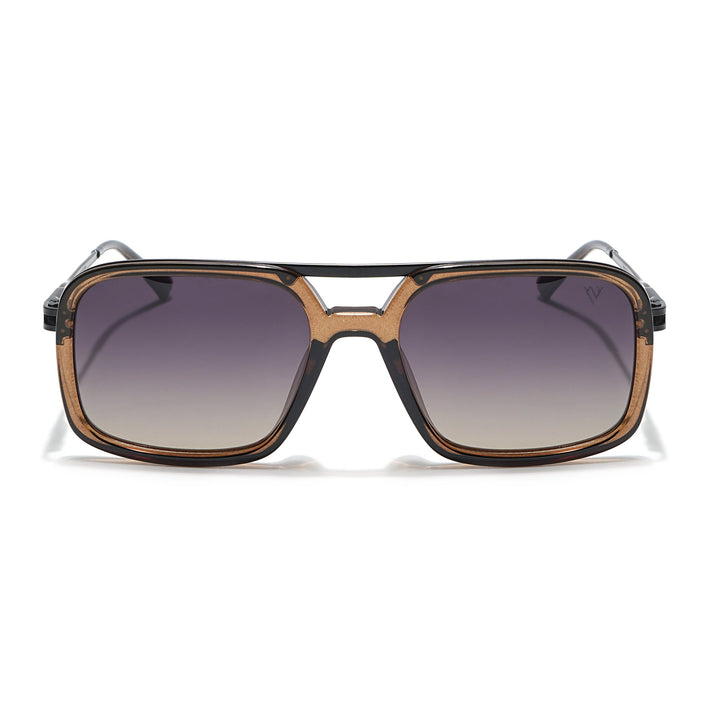 Voyage Select Wayfarer Polarized Sunglasses (Grey & Olive Lens | Olive Frame - SLPMG6299)