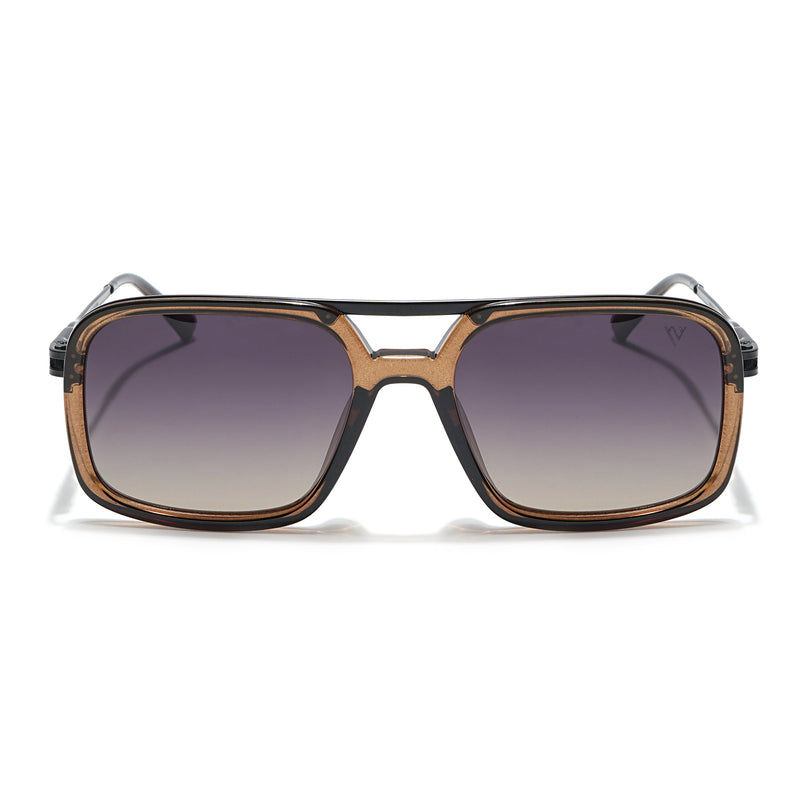 Voyage Select Wayfarer Polarized Sunglasses (Grey & Olive Lens | Olive Frame - SLPMG6299)