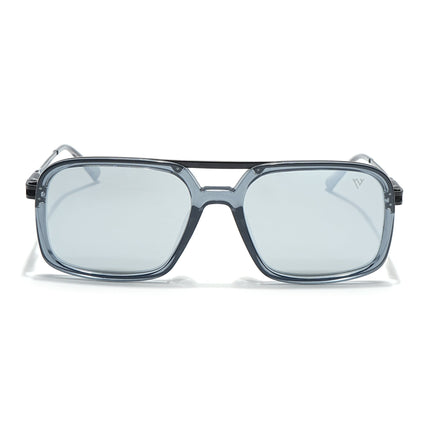 Voyage Select Wayfarer Polarized Sunglasses (Grey Lens | Transparent Grey Frame - SLPMG6302)