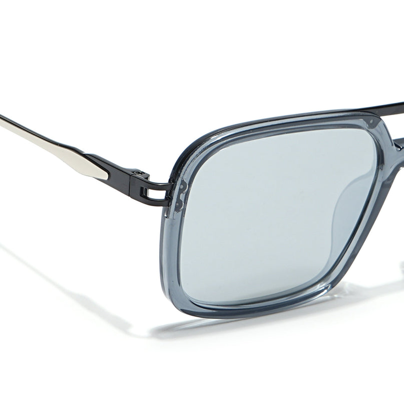 Voyage Select Wayfarer Polarized Sunglasses (Grey Lens | Transparent Grey Frame - SLPMG6302)