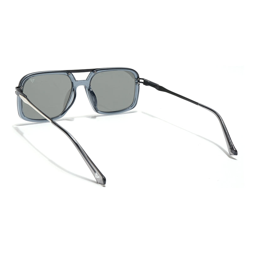 Voyage Select Wayfarer Polarized Sunglasses (Grey Lens | Transparent Grey Frame - SLPMG6302)