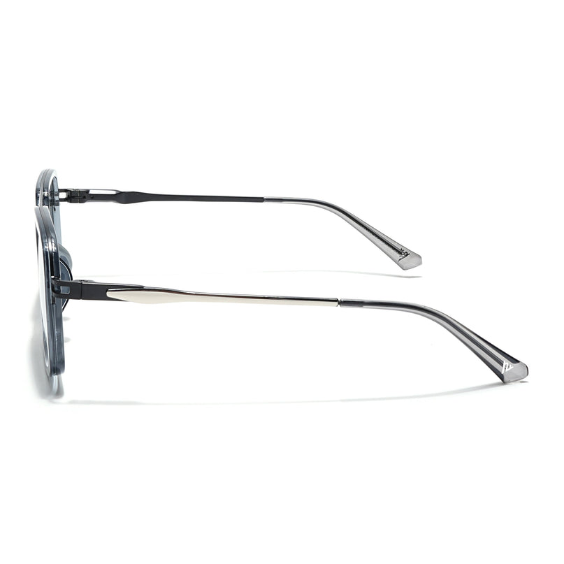 Voyage Select Wayfarer Polarized Sunglasses (Grey Lens | Transparent Grey Frame - SLPMG6302)