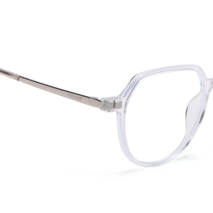 Transparent Wayfarer Clip-On Polarized Sunglasses - PMG4660