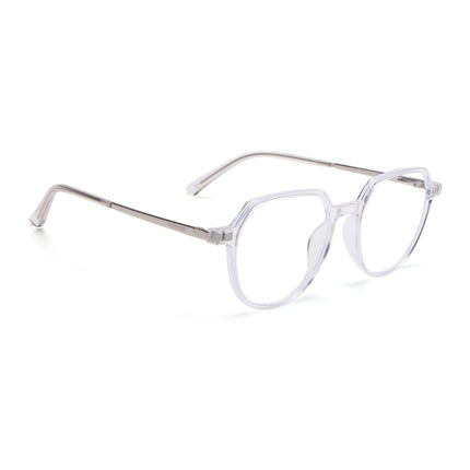Transparent Wayfarer Clip-On Polarized Sunglasses - PMG4660