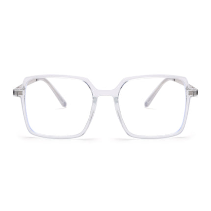 Transparent Wayfarer Clip-On Polarized Sunglasses - PMG4662