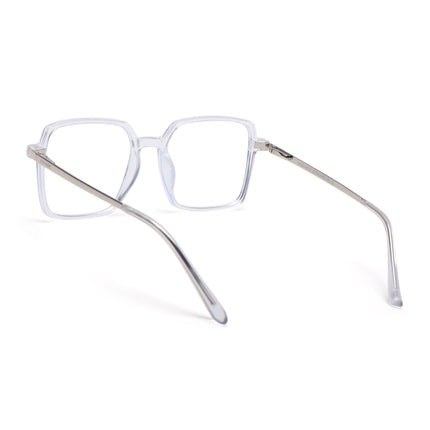 Transparent Wayfarer Clip-On Polarized Sunglasses - PMG4662