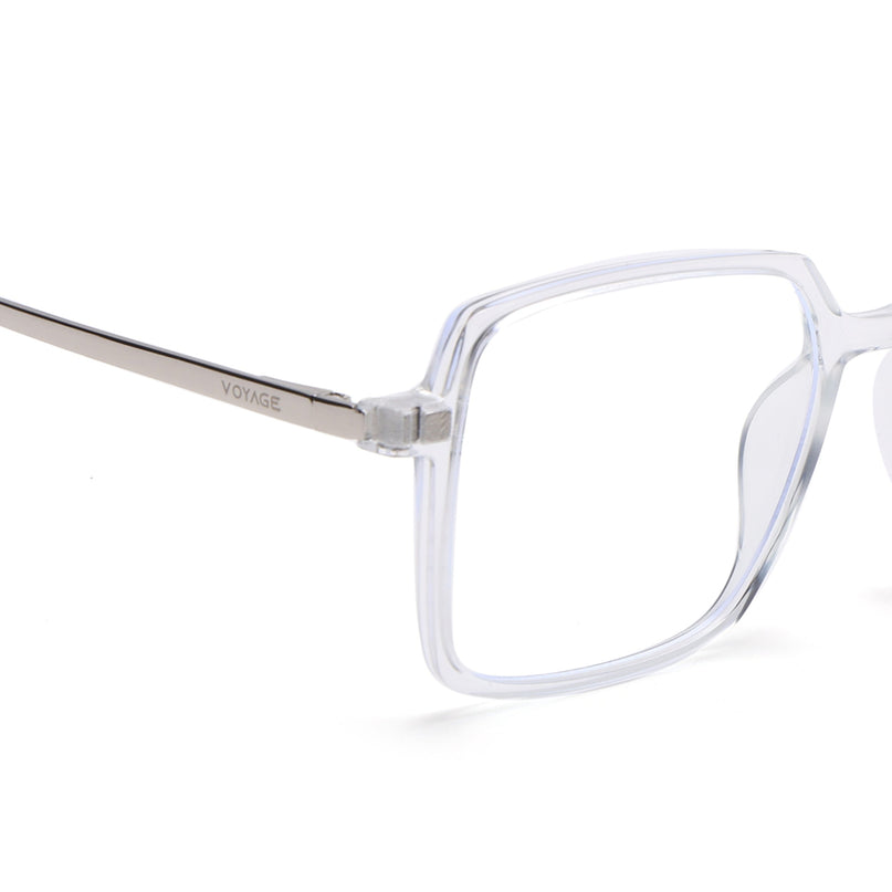 Transparent Wayfarer Clip-On Polarized Sunglasses - PMG4662