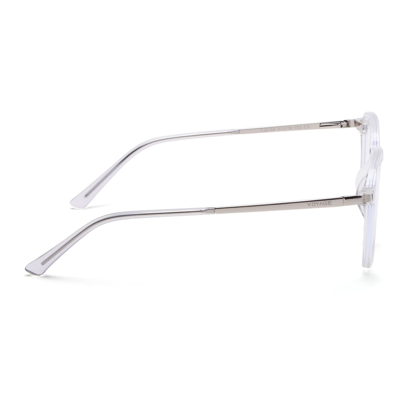 Transparent Wayfarer Clip-On Polarized Sunglasses - PMG4664