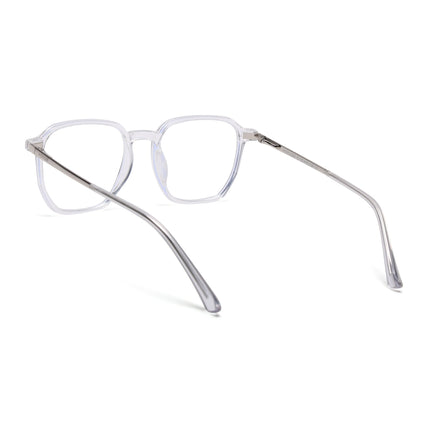 Transparent Wayfarer Clip-On Polarized Sunglasses - PMG4664