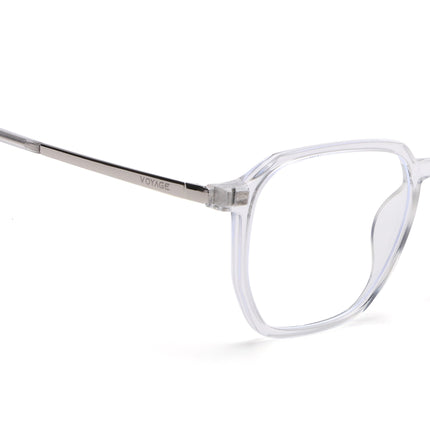 Transparent Wayfarer Clip-On Polarized Sunglasses - PMG4664