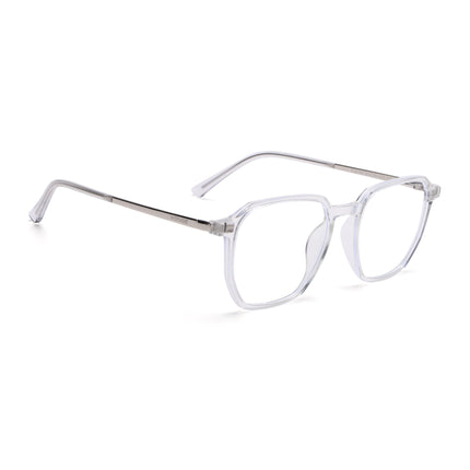 Transparent Wayfarer Clip-On Polarized Sunglasses - PMG4664